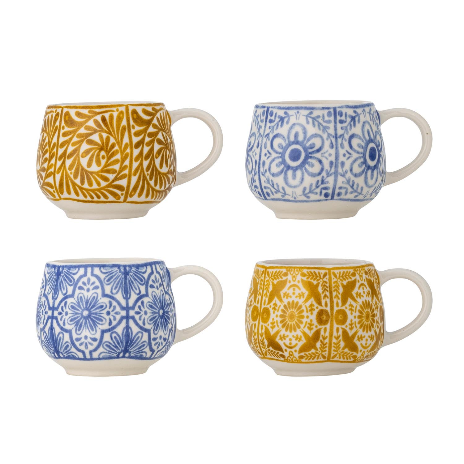 Milton Espressotasse, Blau, Steingut in Blau präsentiert im Onlineshop von KAQTU Design AG. Tasse ist von Creative Collection