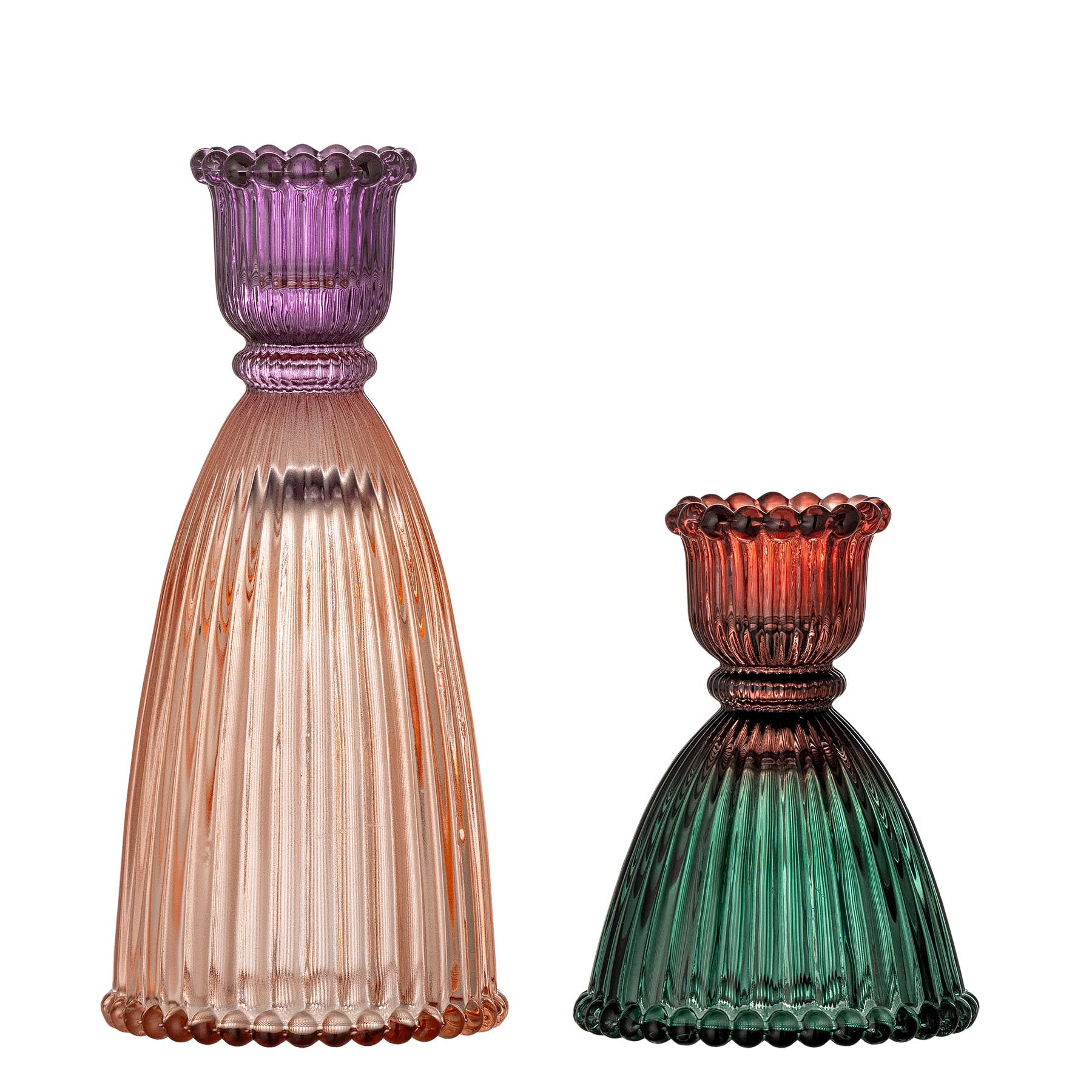 Shilo Kerzenhalter, Bunt, Glas in Multi präsentiert im Onlineshop von KAQTU Design AG. Kerzenständer ist von Creative Collection