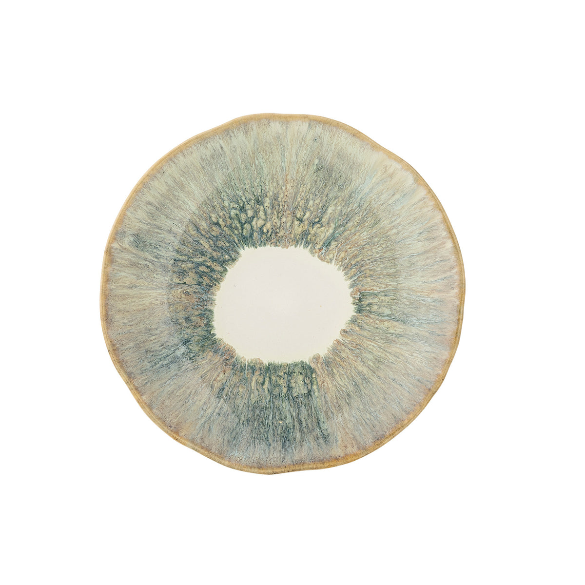 Imogen Teller, Bunt, Steingut in Multi präsentiert im Onlineshop von KAQTU Design AG. Teller ist von Bloomingville