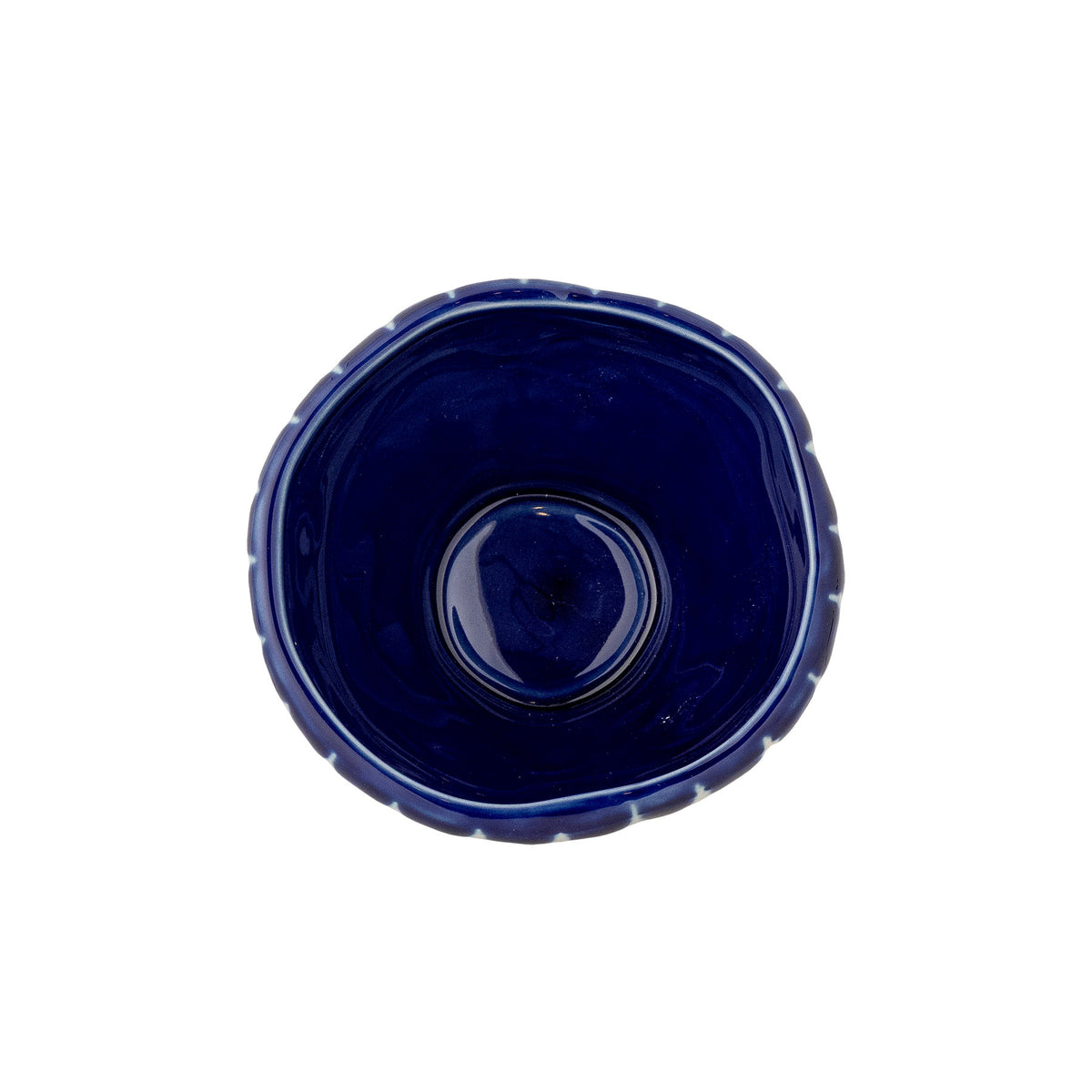 Nini Schale, Blau, Steingut in Blue präsentiert im Onlineshop von KAQTU Design AG. Schale ist von Bloomingville