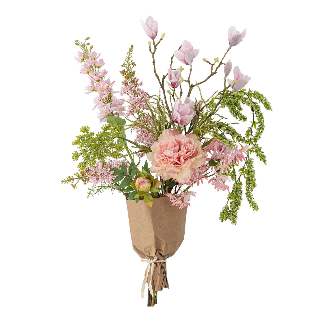 Breeze Blumenstrauß, Rose, Künstliche Blumen in Rose präsentiert im Onlineshop von KAQTU Design AG. Kunstpflanze ist von Bloomingville