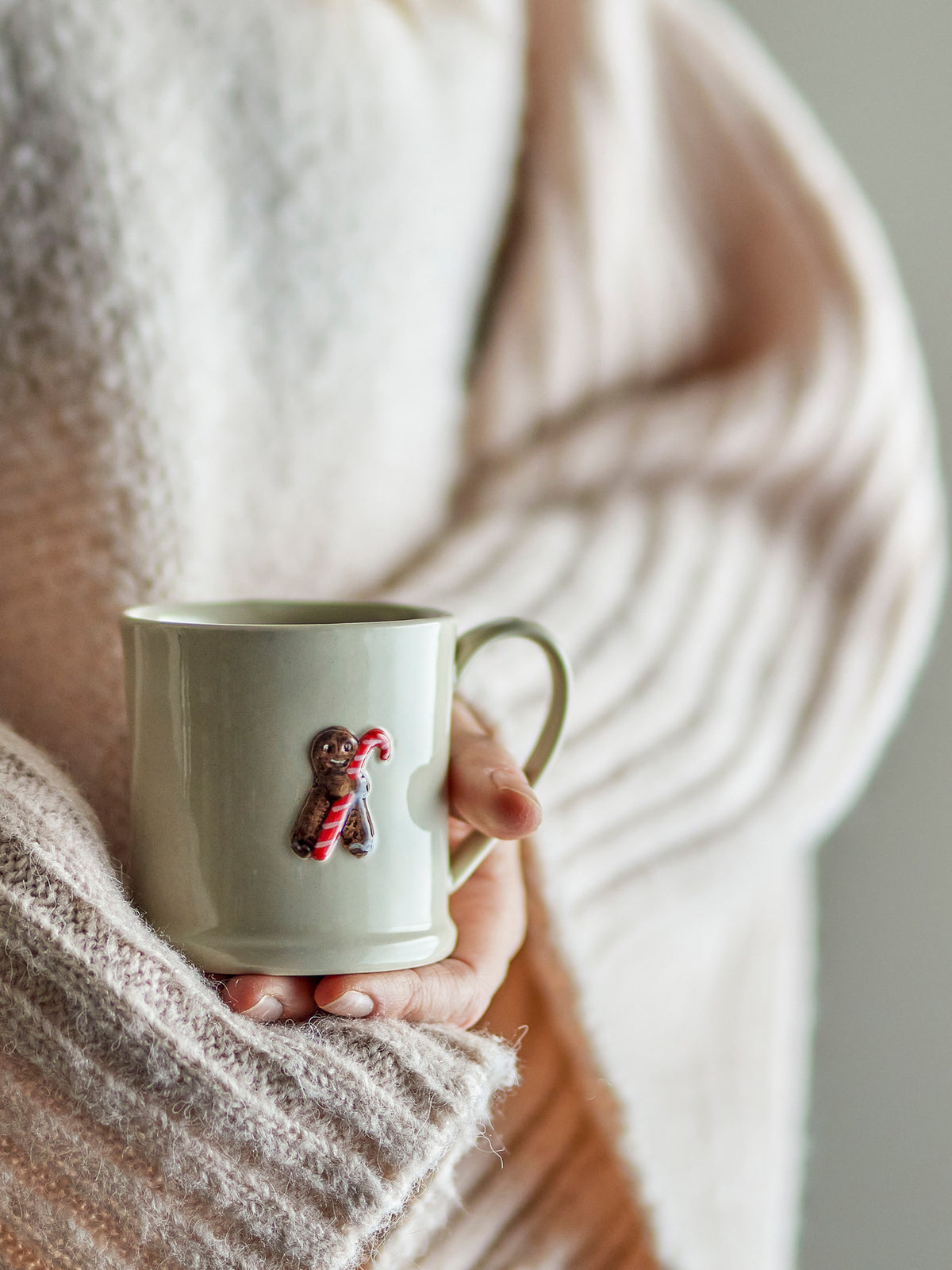 Kenai Tasse, Rot, Steingut in Red präsentiert im Onlineshop von KAQTU Design AG. Tasse ist von Bloomingville