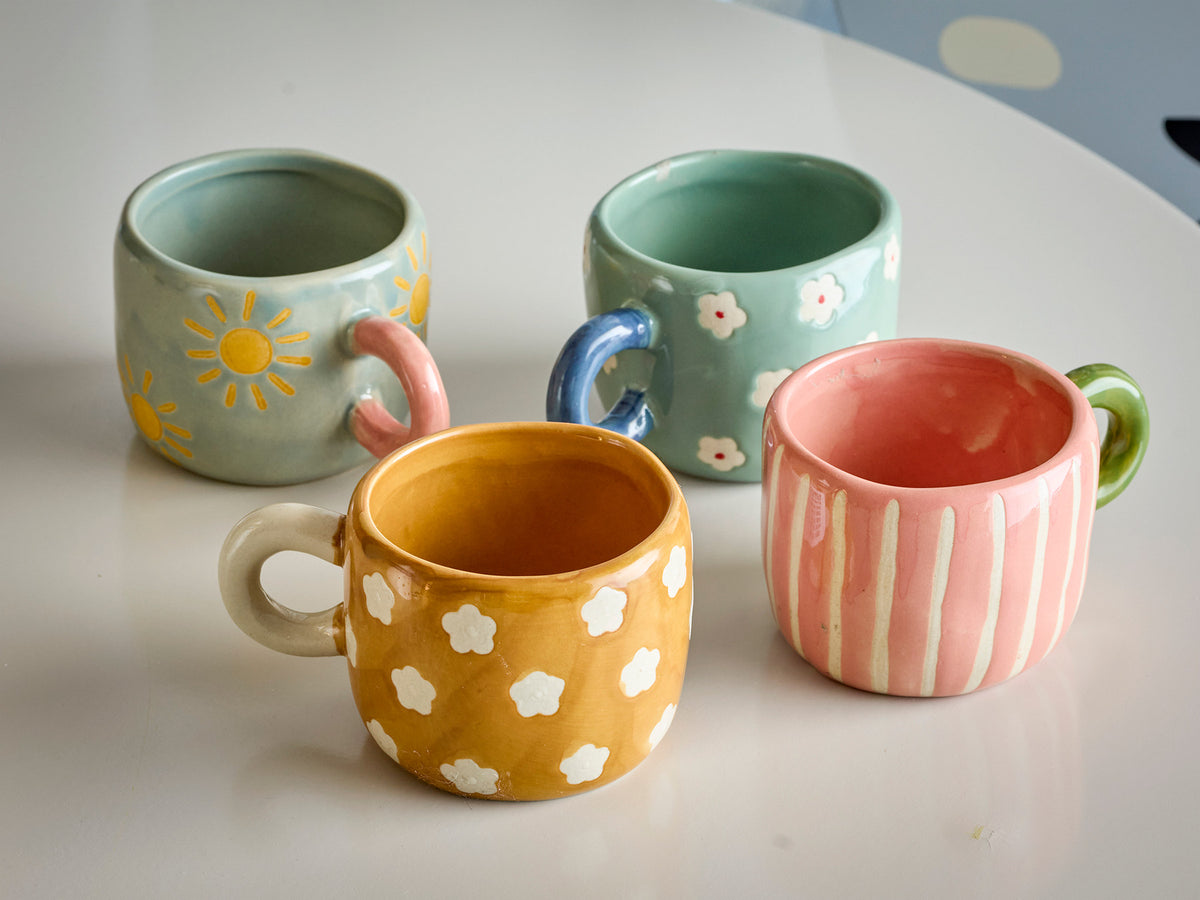Nini Tasse, Multipack, Bunt, Steingut in Multi präsentiert im Onlineshop von KAQTU Design AG. Tasse ist von Bloomingville