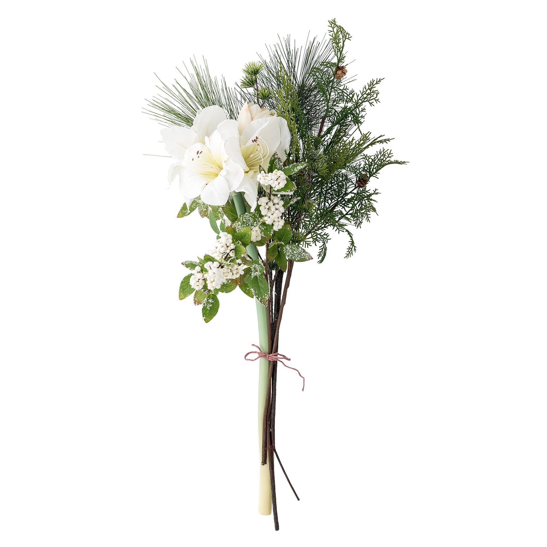Kristin Blumenstrauß, Weiß, Künstliche Blumen in White präsentiert im Onlineshop von KAQTU Design AG. Kunstpflanze ist von Bloomingville