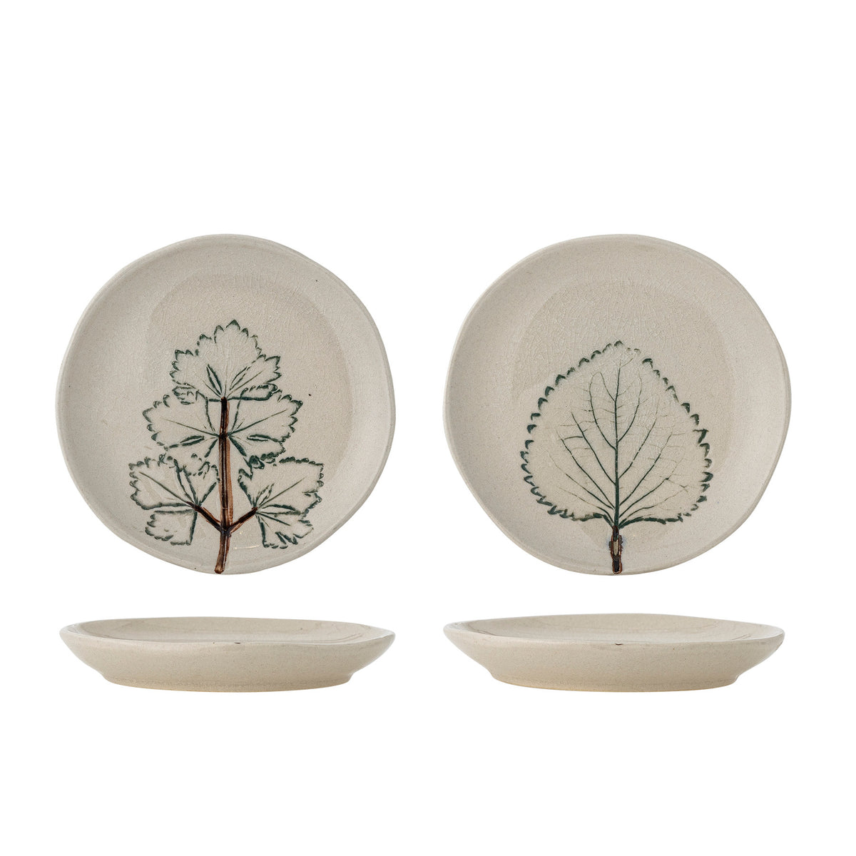 Aubrin Teller, Natur, Steingut in Nature präsentiert im Onlineshop von KAQTU Design AG. Teller ist von Creative Collection