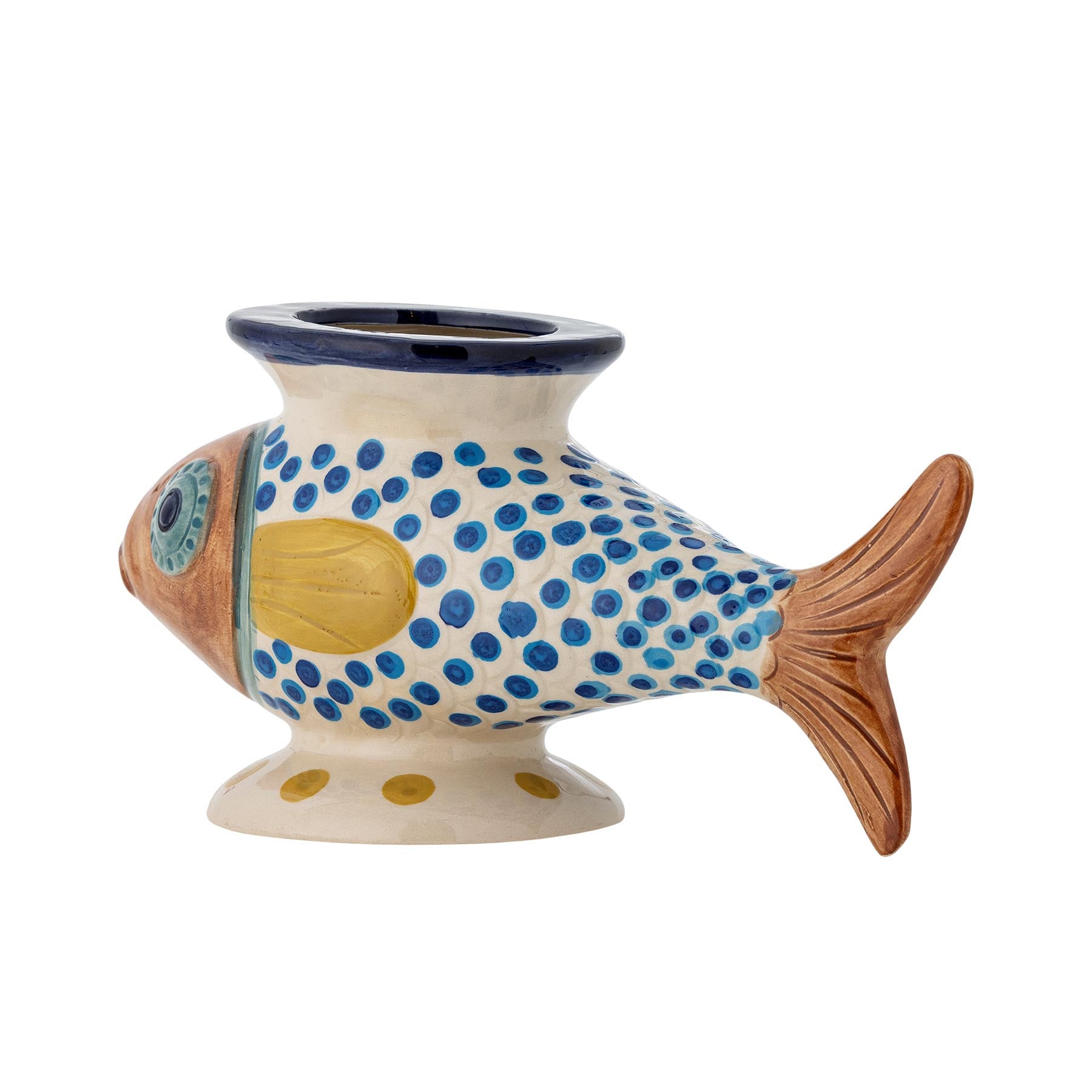 Nobu Vase, Bunt, Steingut in Multi präsentiert im Onlineshop von KAQTU Design AG. Vase ist von Bloomingville