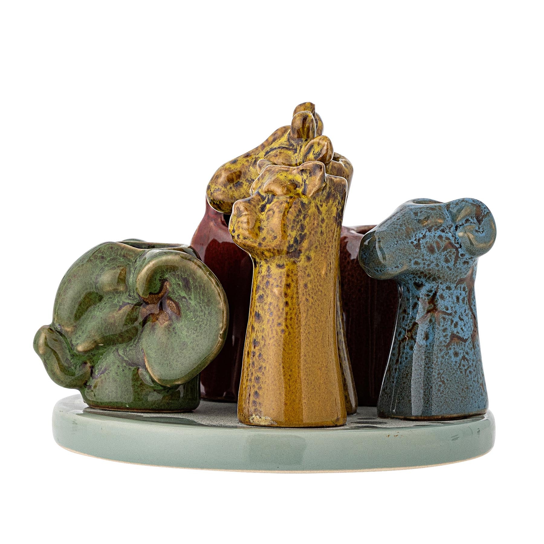 Piero Vase, Bunt, Steingut in Multi präsentiert im Onlineshop von KAQTU Design AG. Vase ist von Creative Collection