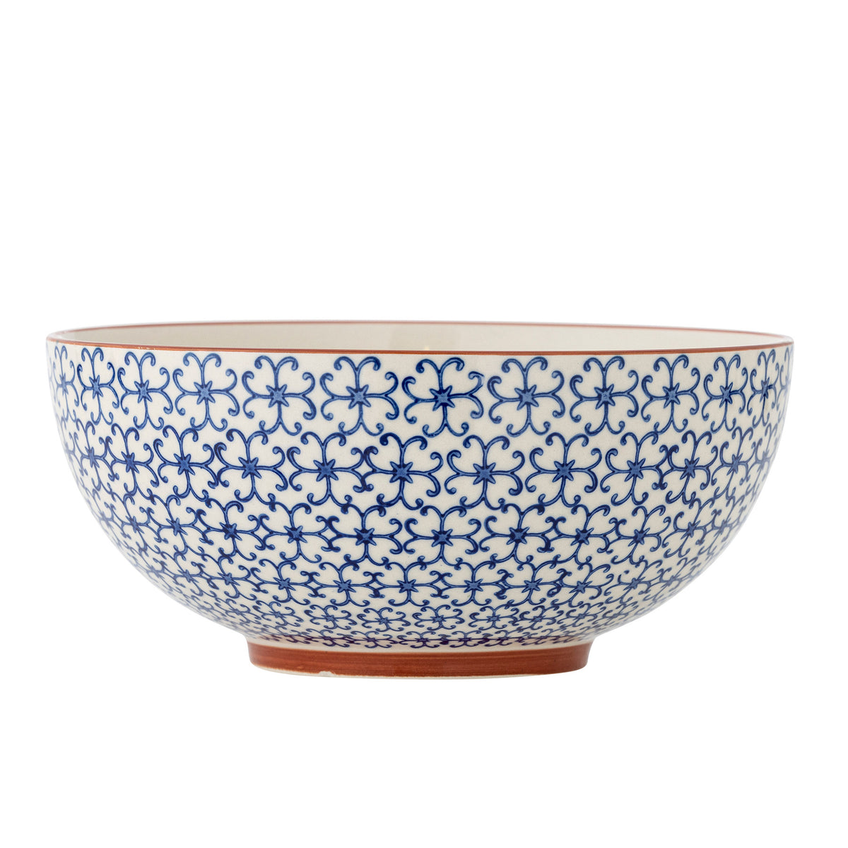 Karine Schale, Blau, Steingut in Blue präsentiert im Onlineshop von KAQTU Design AG. Schale ist von Bloomingville
