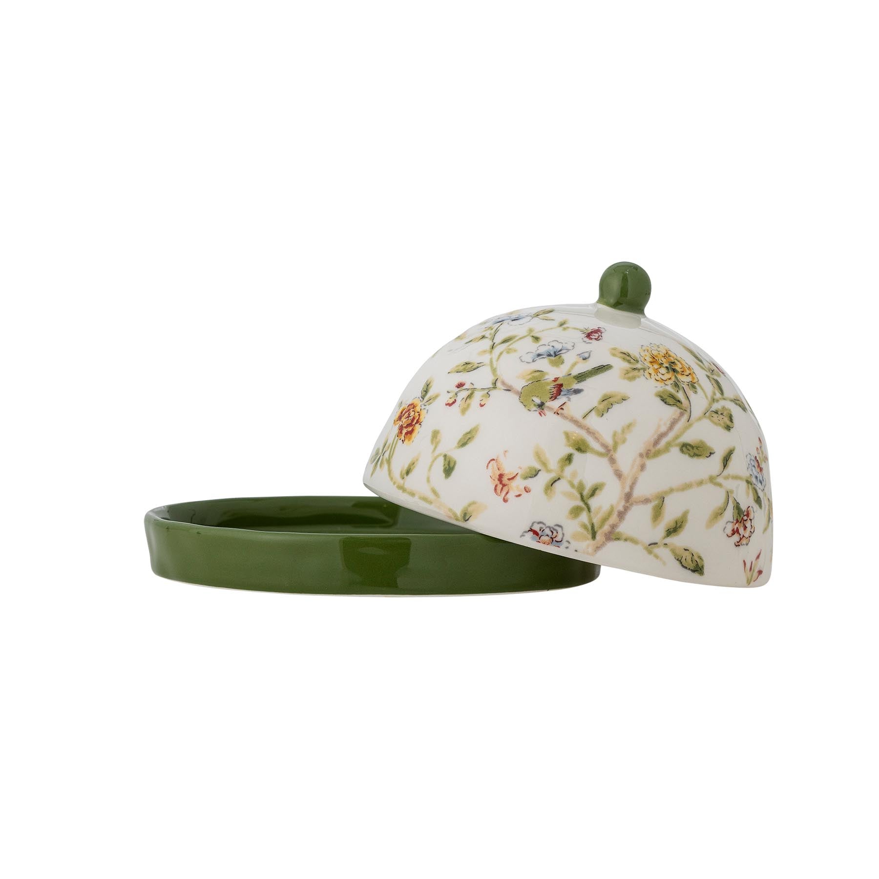 Bloomie Butterdose, Bunt, Steingut in Multi präsentiert im Onlineshop von KAQTU Design AG. Käsezubehör ist von Creative Collection