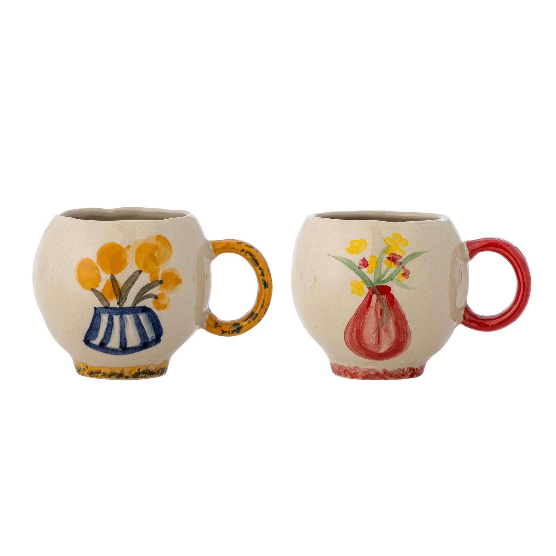 Hiba Tasse, Bunt, Steingut in Multi präsentiert im Onlineshop von KAQTU Design AG. Tasse ist von Creative Collection