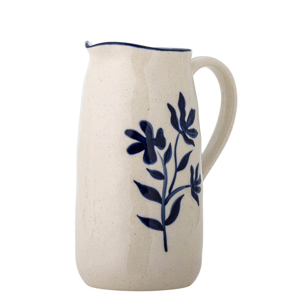 Eimy Krug, Blau, Steingut in Blue präsentiert im Onlineshop von KAQTU Design AG. Kanne ist von Creative Collection