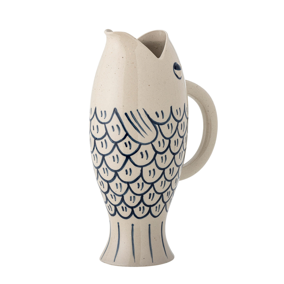 Eimy Krug, Blau, Steingut in Blue präsentiert im Onlineshop von KAQTU Design AG. Kanne ist von Creative Collection
