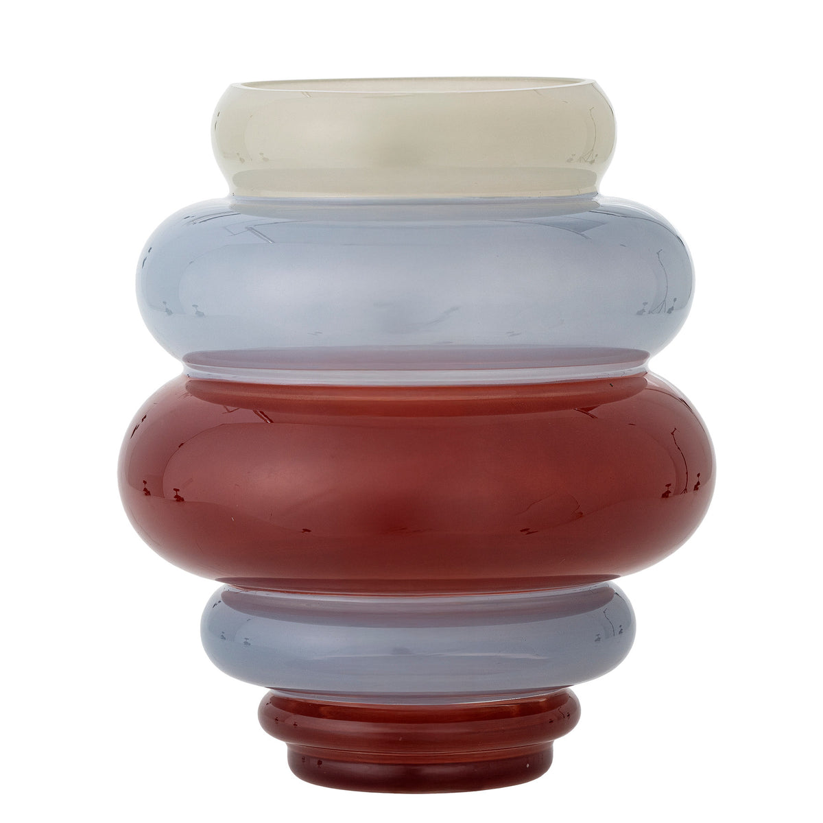 Annhelene Vase, Bunt, Glas in Multi präsentiert im Onlineshop von KAQTU Design AG. Vase ist von Bloomingville