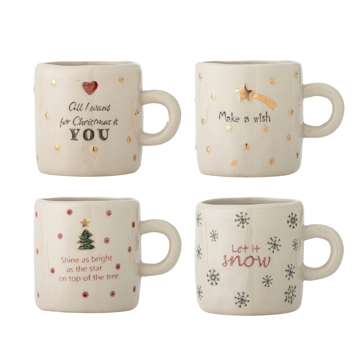 Christy Tasse, Multipack, Natur, Steingut in Nature präsentiert im Onlineshop von KAQTU Design AG. Tasse ist von Bloomingville