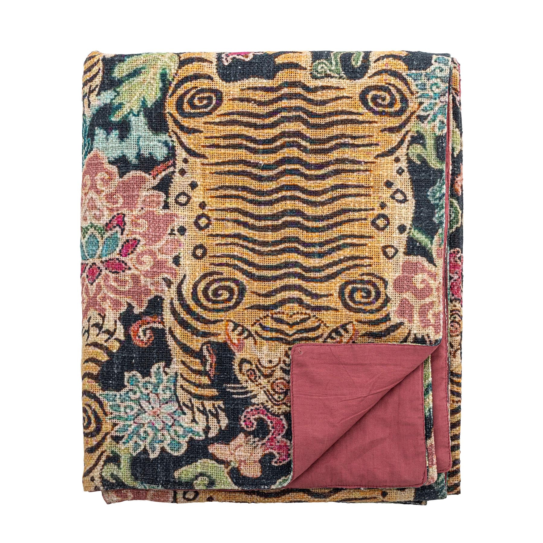 Lester Decke, Bunt, Baumwolle in Multi präsentiert im Onlineshop von KAQTU Design AG. Bettüberwurf ist von Creative Collection