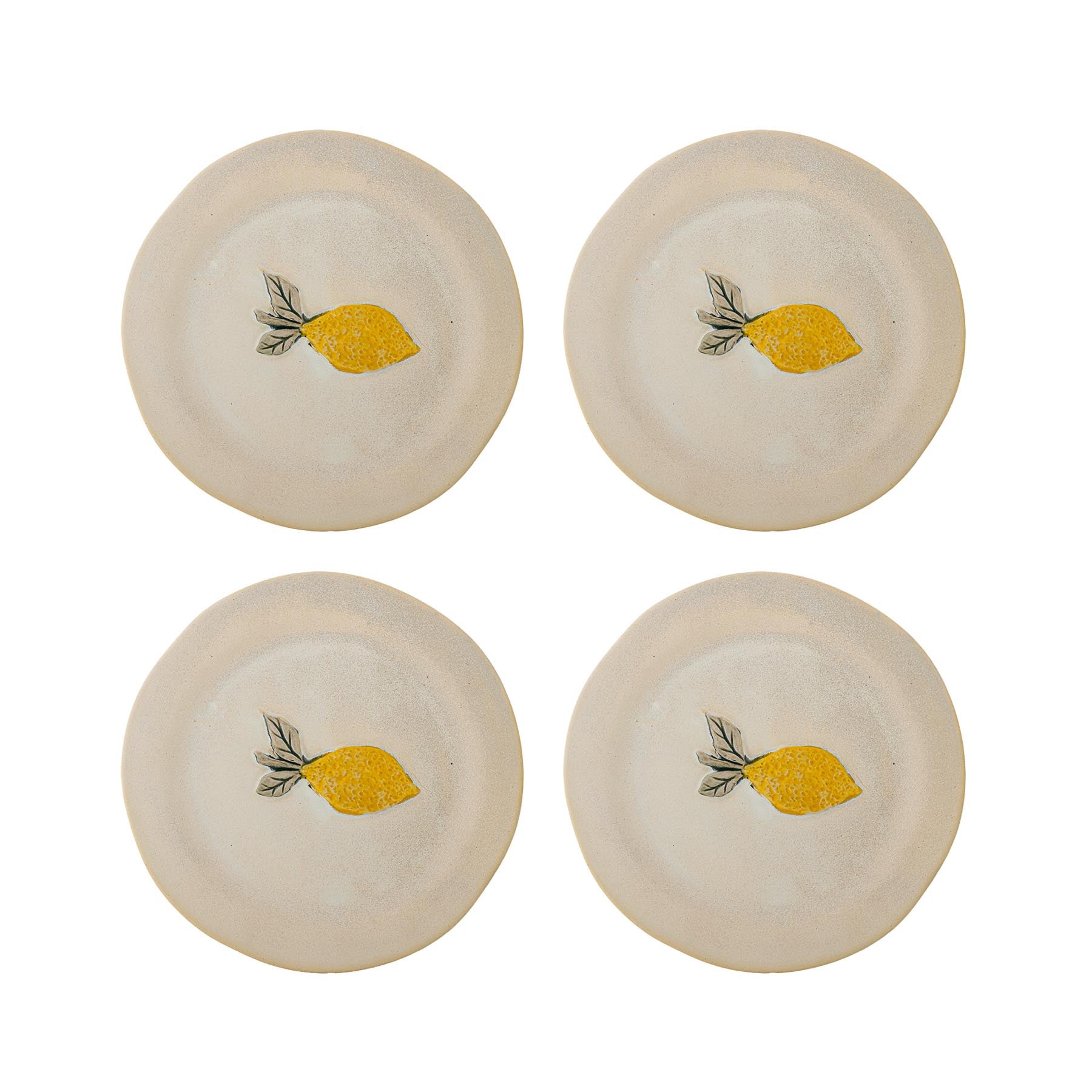 Hadden Teller, Gelb, Steingut in Yellow präsentiert im Onlineshop von KAQTU Design AG. Teller ist von Creative Collection