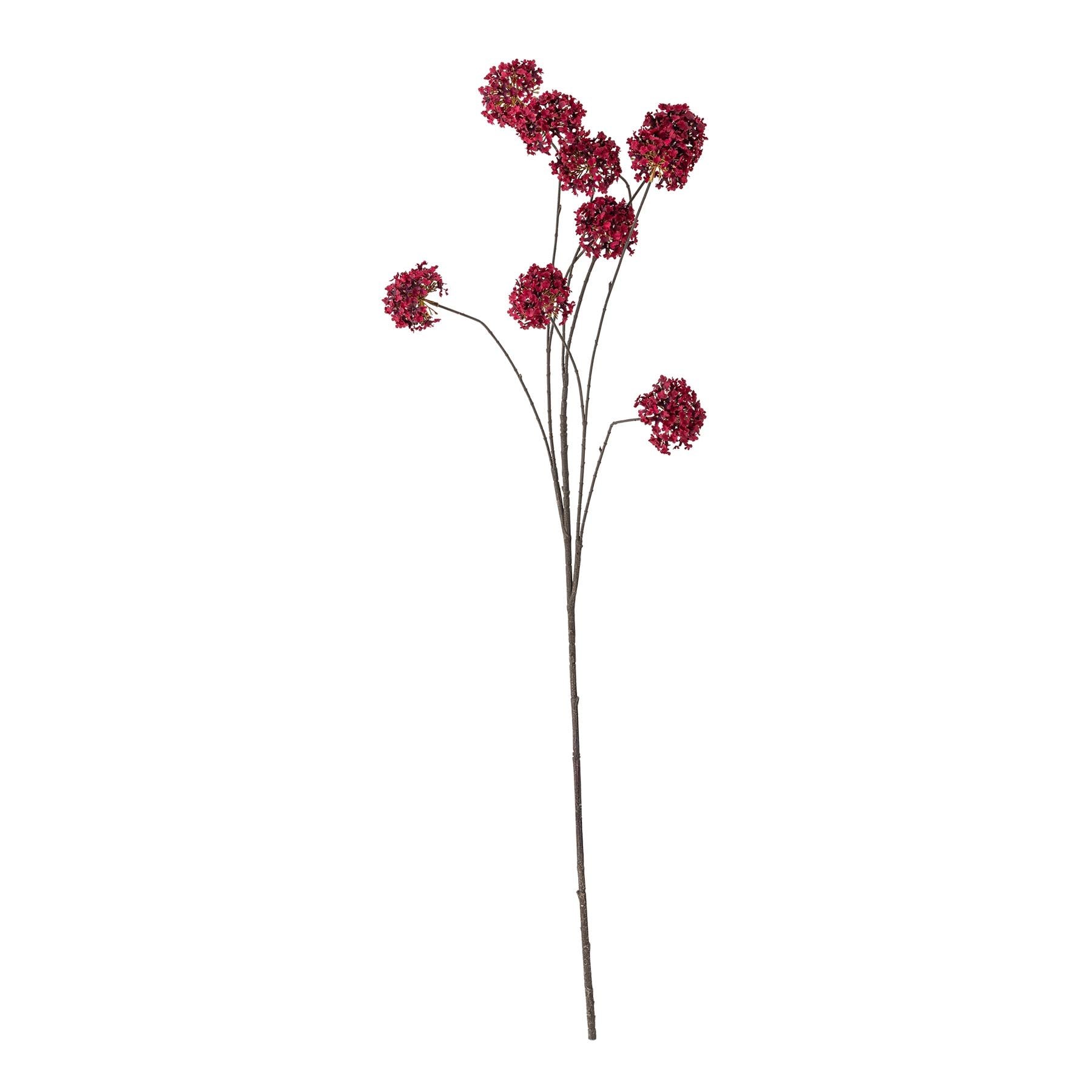 Hydrangea Stiel, Rot, Künstliche Blumen in Red präsentiert im Onlineshop von KAQTU Design AG. Kunstpflanze ist von Bloomingville