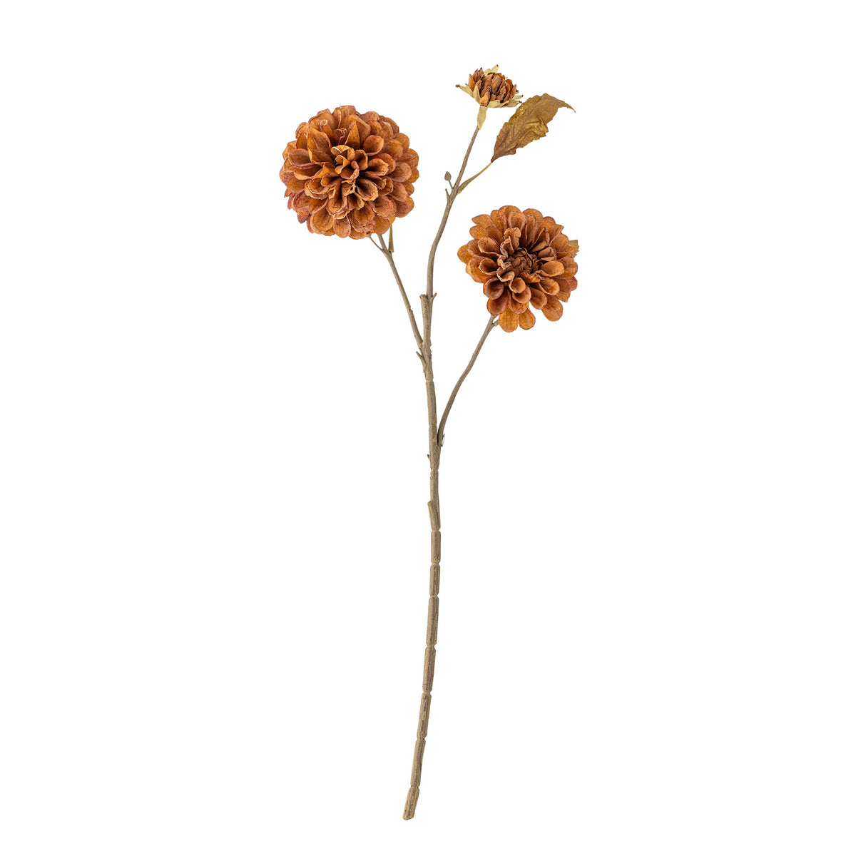 Chrysantemum Stiel, Orange, Künstliche Blumen in Orange präsentiert im Onlineshop von KAQTU Design AG. Kunstpflanze ist von Bloomingville