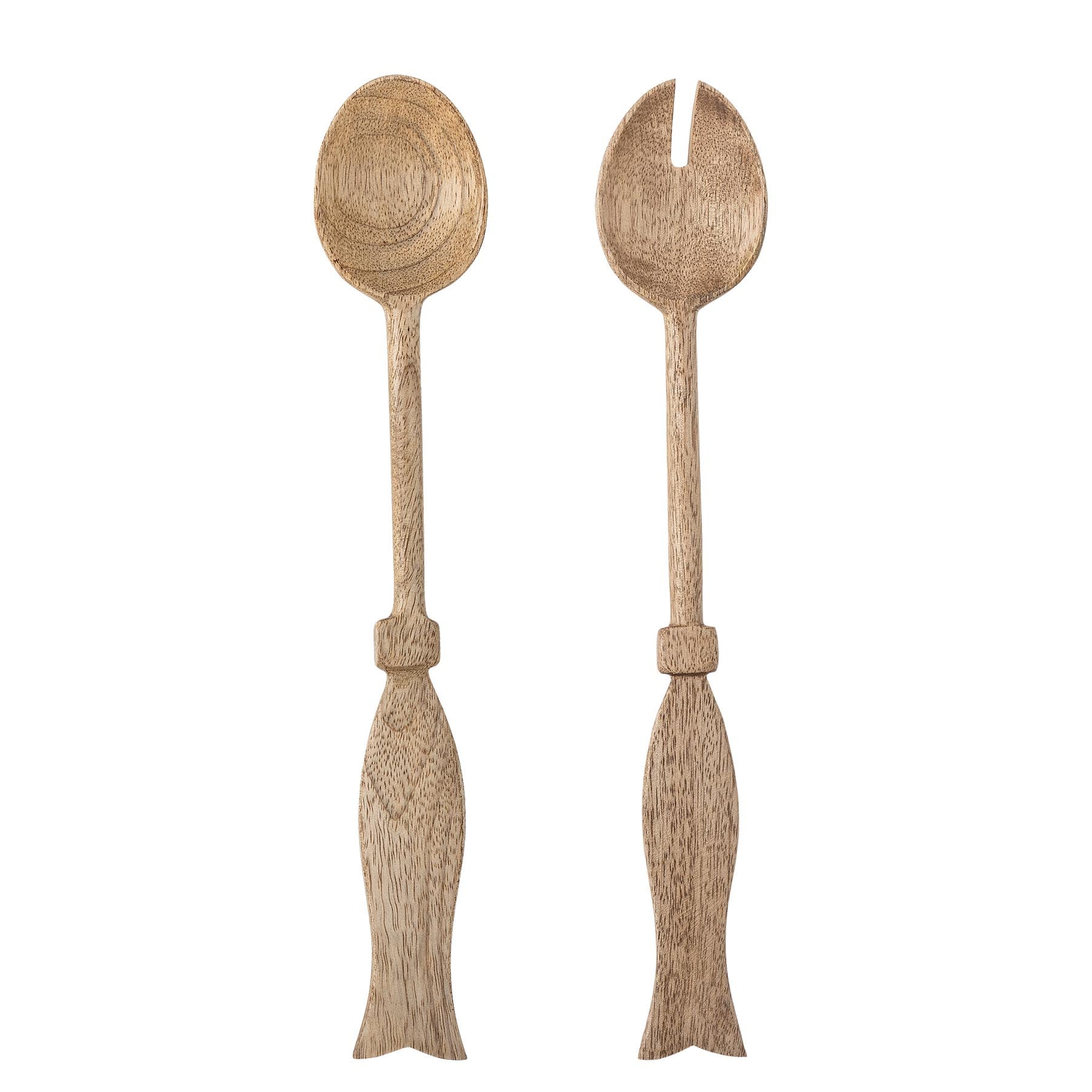 Seva Salatbesteck, Natur, FSC®100%, Mango in Nature präsentiert im Onlineshop von KAQTU Design AG. Käsezubehör ist von Creative Collection
