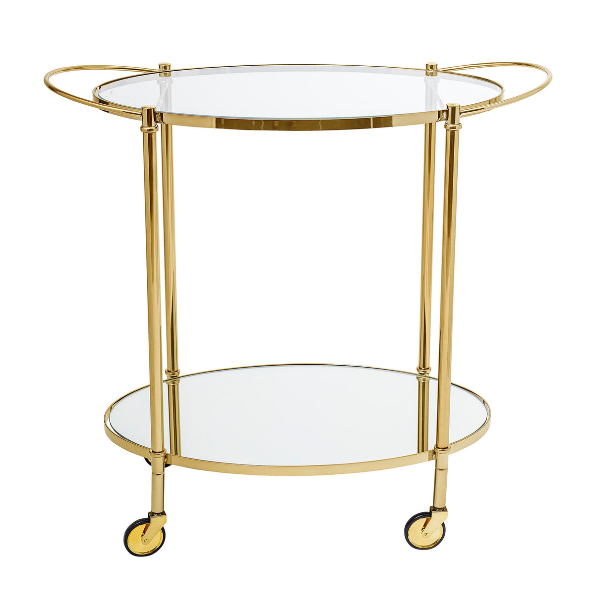 Fine Stehtisch, Gold, Glas in Gold präsentiert im Onlineshop von KAQTU Design AG. Hochtisch ist von Bloomingville