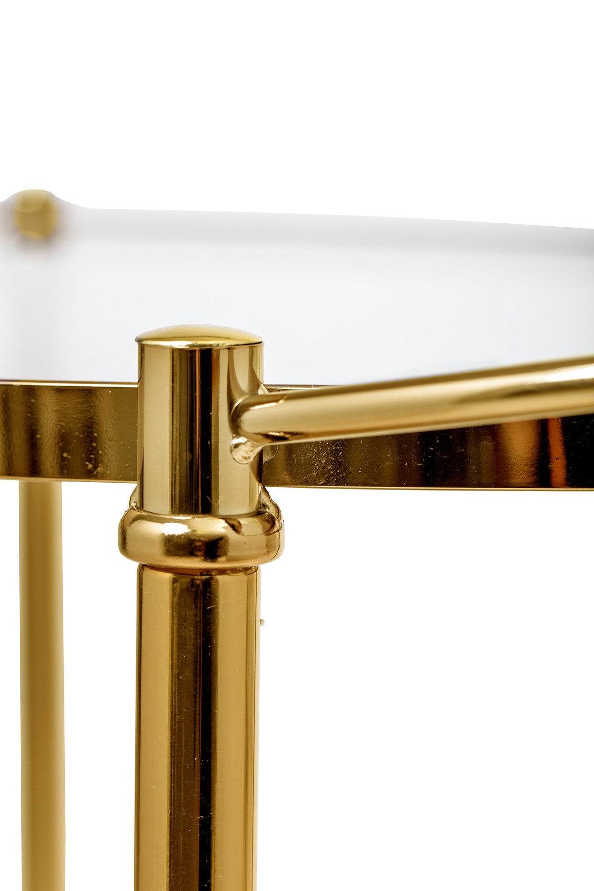 Fine Stehtisch, Gold, Glas in Gold präsentiert im Onlineshop von KAQTU Design AG. Hochtisch ist von Bloomingville