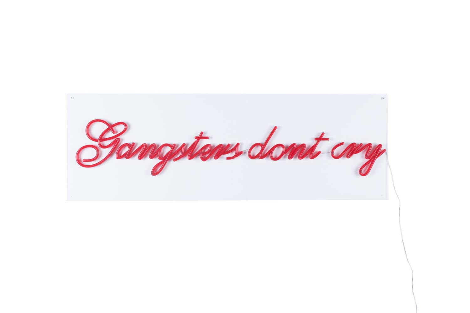 Die Bold Monkey Gangsters LED Neon-Wandleuchte ist ein auffälliges Statement-Piece aus langlebigem PVC mit energieeffizienter LED-Technologie.