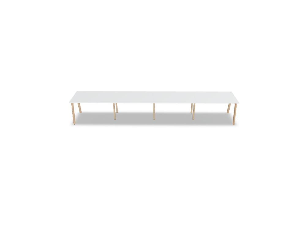 Ogi B BOB020E4 - Schreibtisch in Weiss Pastell präsentiert im Onlineshop von KAQTU Design AG. Schreibtisch ist von Mdd