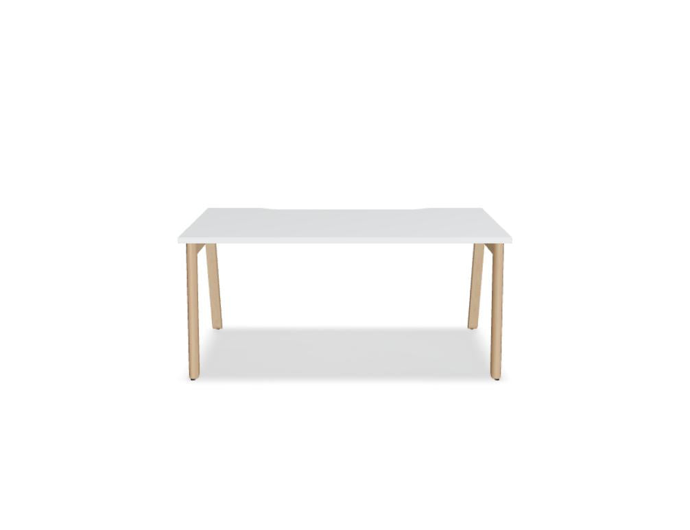 Ogi B BOB040 - Schreibtisch in Weiss Pastell präsentiert im Onlineshop von KAQTU Design AG. Schreibtisch ist von Mdd