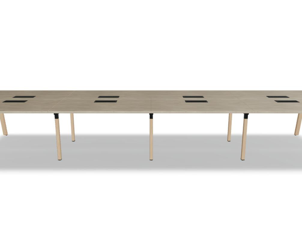 Ogi B Bench BOB420E4 - Doppelschreibtisch in Weiss Pastell präsentiert im Onlineshop von KAQTU Design AG. Schreibtisch ist von Mdd