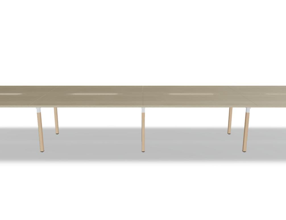 Ogi B Bench BOB440E4 - Doppelschreibtisch in Weiss Pastell präsentiert im Onlineshop von KAQTU Design AG. Schreibtisch ist von Mdd