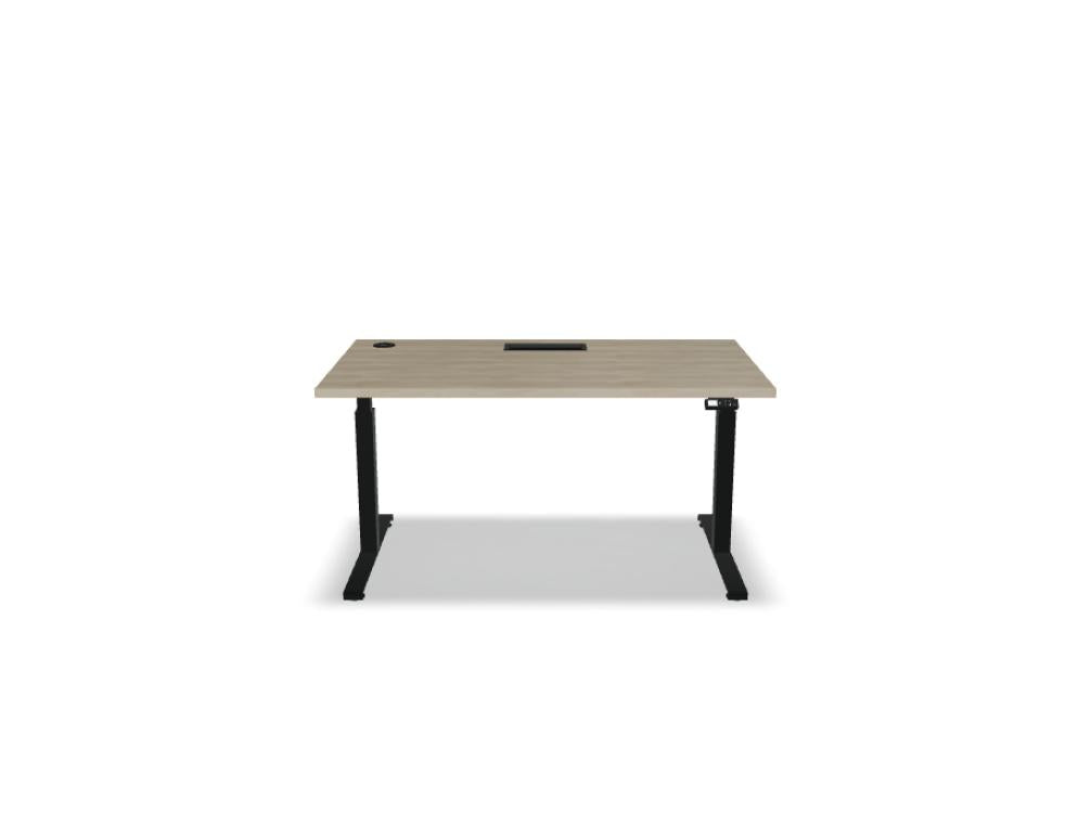 Ogi Drive BOD54 - Schreibtisch elektrisch höhenverstellbar, zweimotoriges Gestell in Honigeiche präsentiert im Onlineshop von KAQTU Design AG. Schreibtisch ist von Mdd