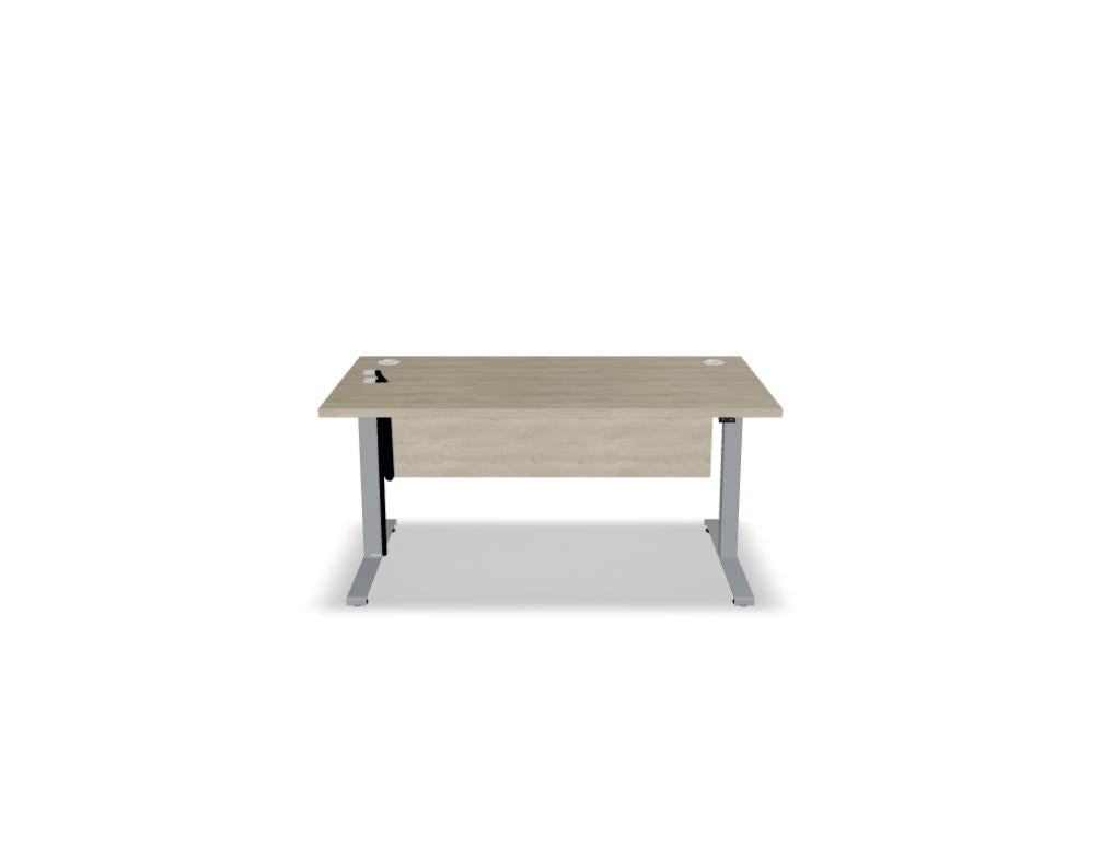 Ogi Drive BOD64 - Schreibtisch elektrisch höhenverstellbar, zweimotoriges Gestell in Honigeiche präsentiert im Onlineshop von KAQTU Design AG. Schreibtisch ist von Mdd