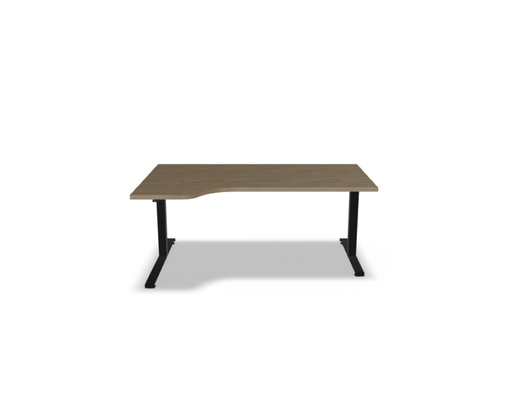 Ogi Drive BODK66 - Schreibtisch elektrisch höhenverstellbar, zweimotoriges Gestell in Honigeiche präsentiert im Onlineshop von KAQTU Design AG. Schreibtisch ist von Mdd
