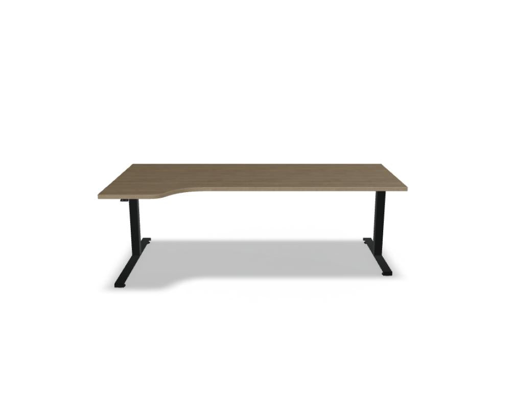 Ogi Drive BODK70 - Schreibtisch elektrisch höhenverstellbar, zweimotoriges Gestell in Honigeiche präsentiert im Onlineshop von KAQTU Design AG. Schreibtisch ist von Mdd