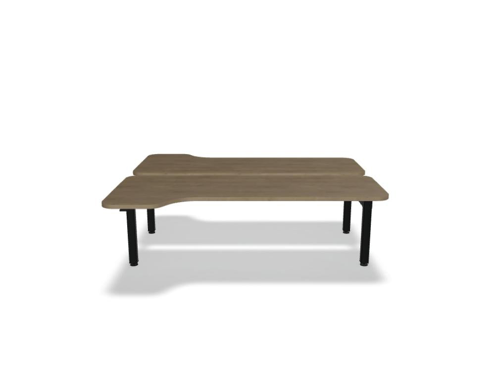 Ogi Drive Bench BODKZ670 - Doppelschreibtisch mit elektrischer Höhenverstellung, zweimotoriges Gestell in Honigeiche präsentiert im Onlineshop von KAQTU Design AG. Schreibtisch ist von Mdd