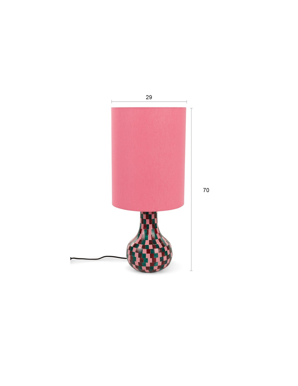 N'ayez pas peur de la couleur - Lampe de table rose
