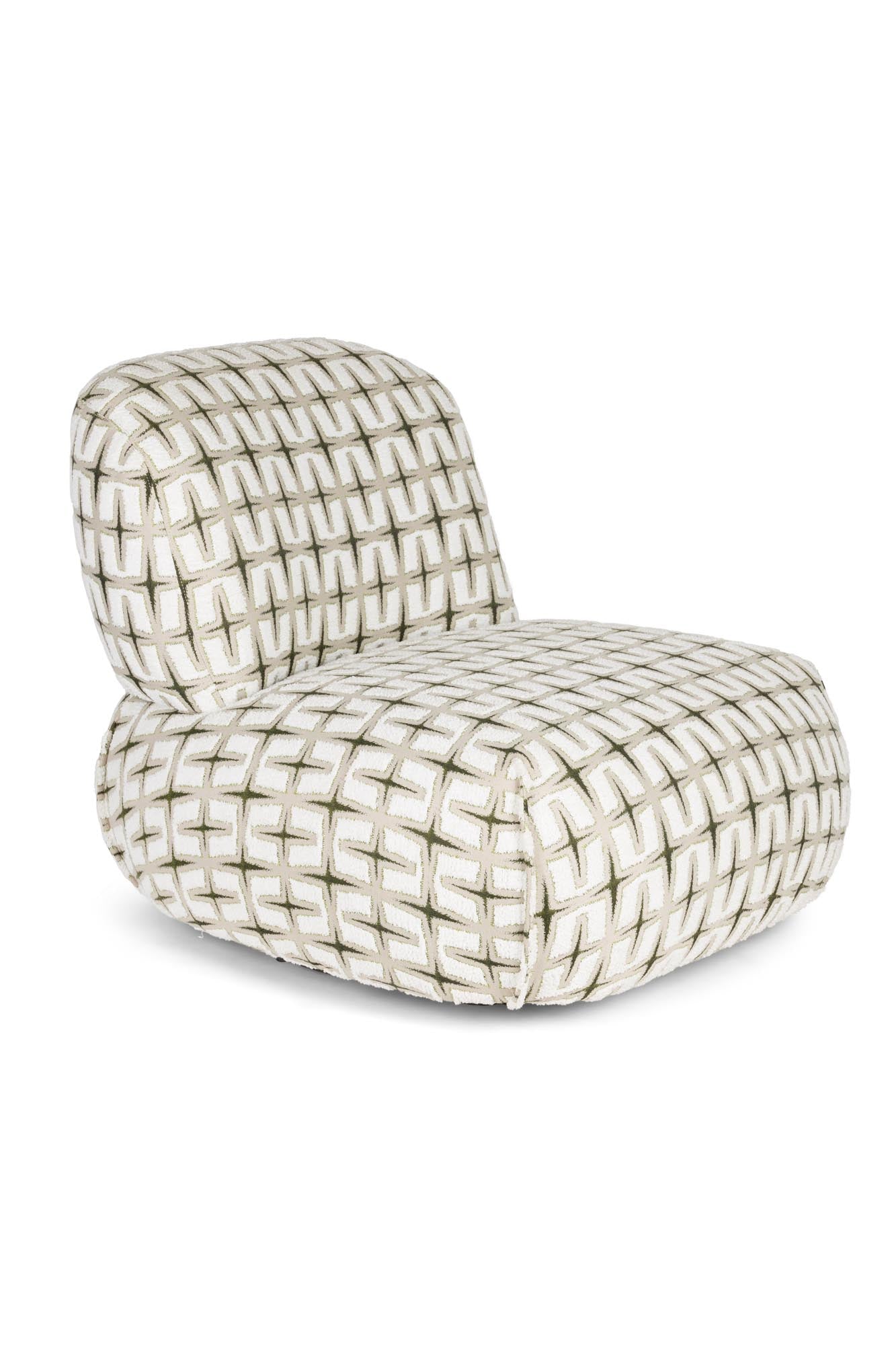 Lounge Stuhl Ritz Beige Green in Beige präsentiert im Onlineshop von KAQTU Design AG. Sessel ist von Bold Monkey