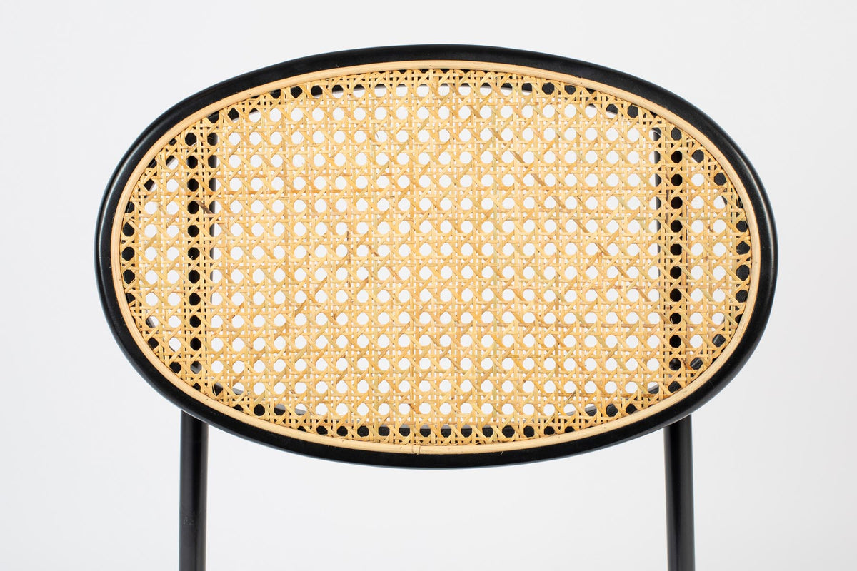 Don't stop the webbing Stuhl in Schwarz/Natur präsentiert im Onlineshop von KAQTU Design AG. Stuhl ist von Bold Monkey