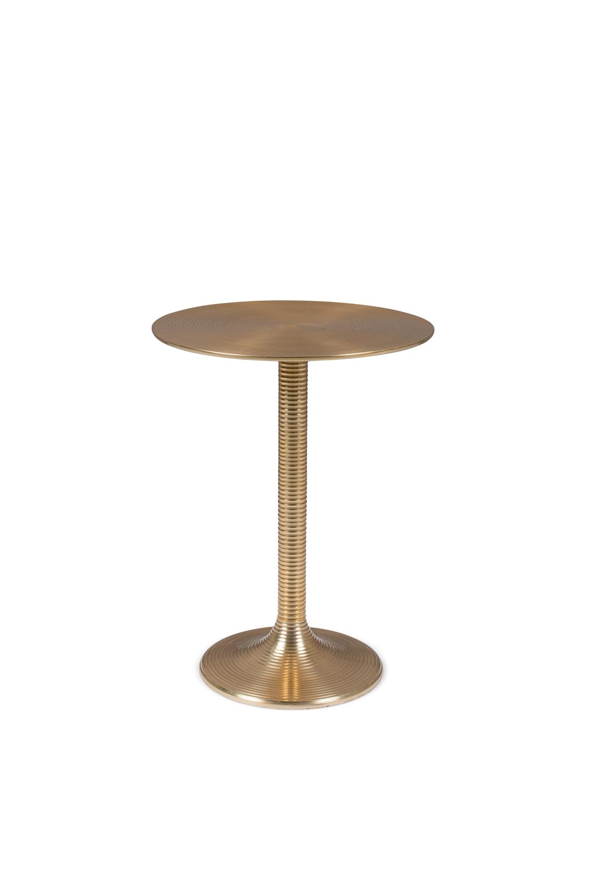 HYPNOTISING ROUND Beistelltisch in Gold präsentiert im Onlineshop von KAQTU Design AG. Beistelltisch ist von Bold Monkey