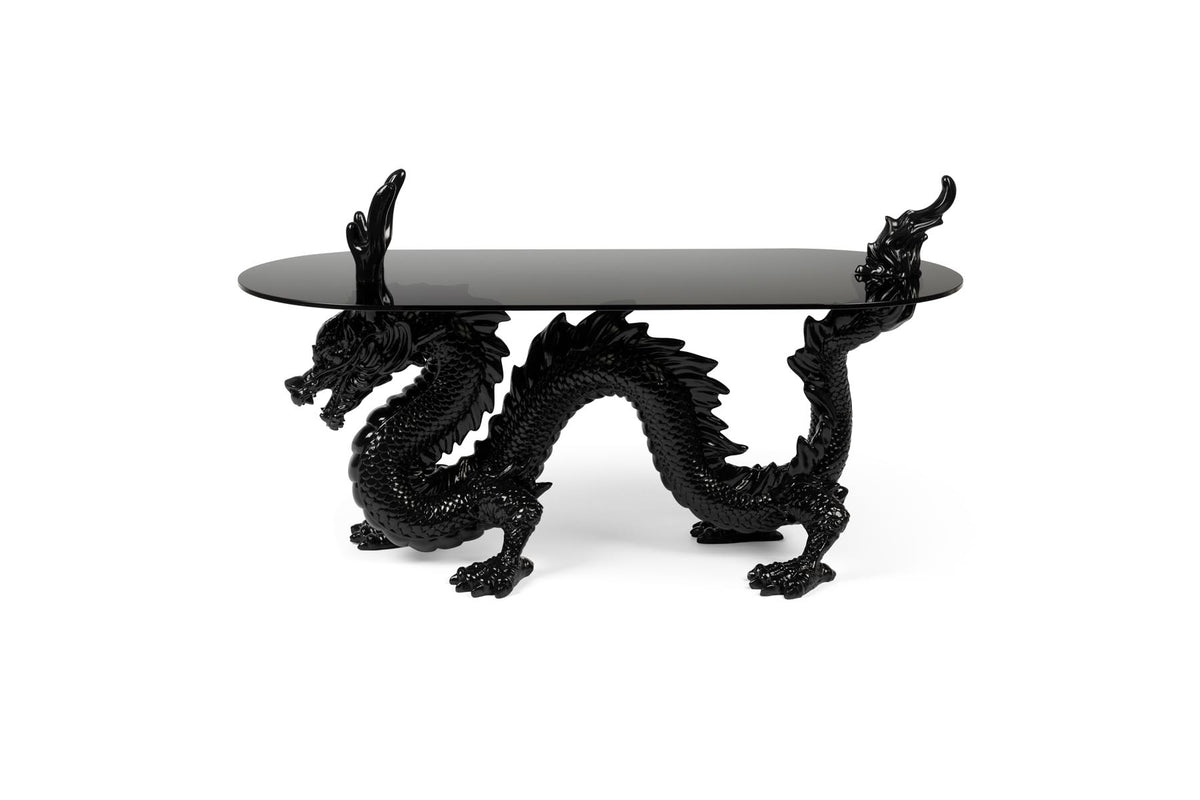 Couchtisch „Bastard“ mit Drachenmotiv in Black präsentiert im Onlineshop von KAQTU Design AG. Couchtisch ist von Bold Monkey