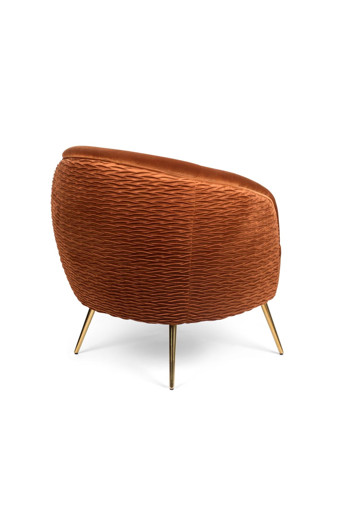 SO CURVY Loungesessel in orange präsentiert im Onlineshop von KAQTU Design AG. Sessel ist von Bold Monkey