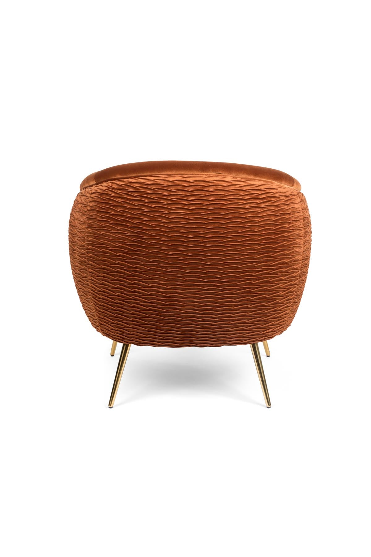 SO CURVY Loungesessel in orange präsentiert im Onlineshop von KAQTU Design AG. Sessel ist von Bold Monkey