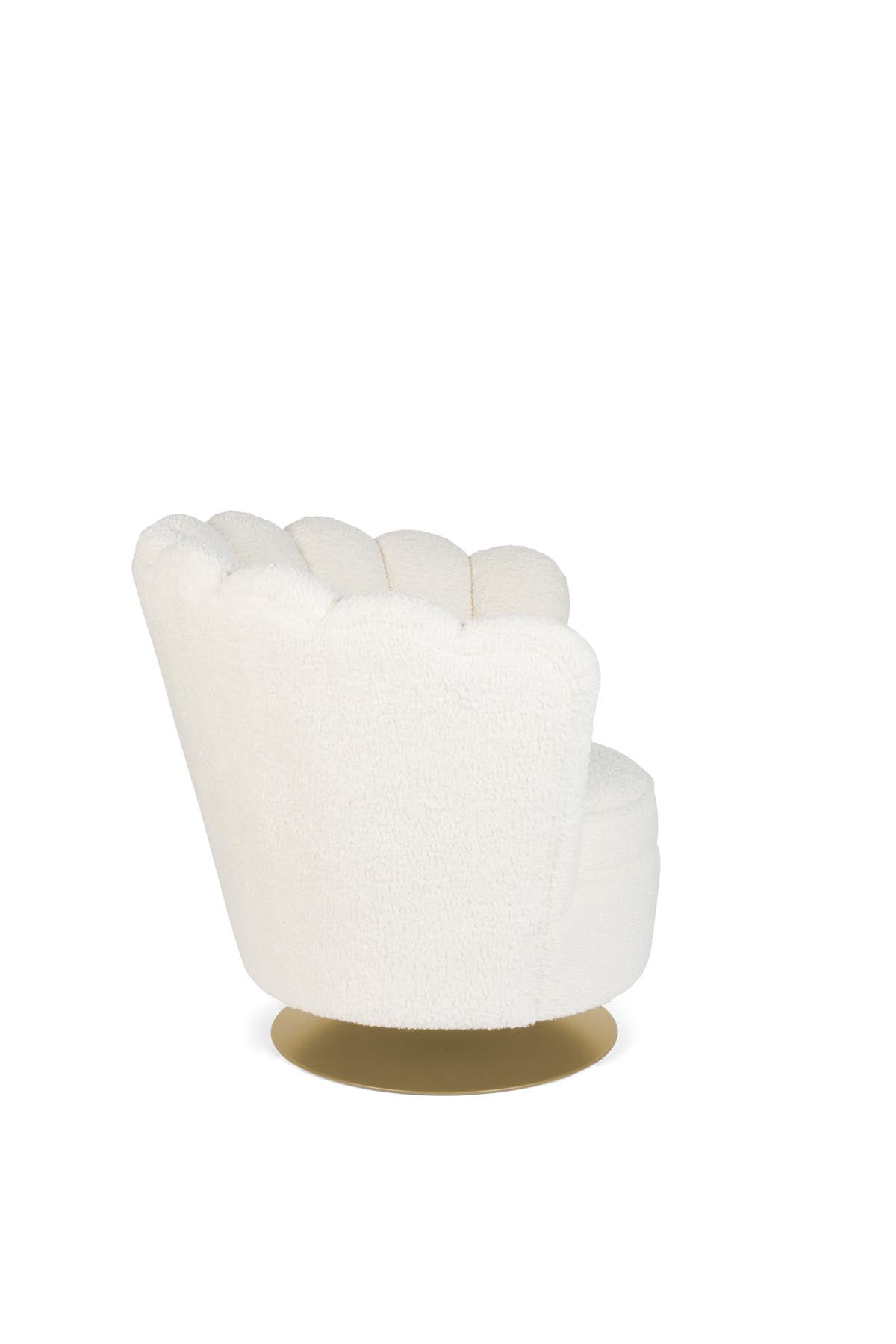 MOTHER OF ALL SHELLS Loungesessel in Weiss präsentiert im Onlineshop von KAQTU Design AG. Sessel ist von Bold Monkey