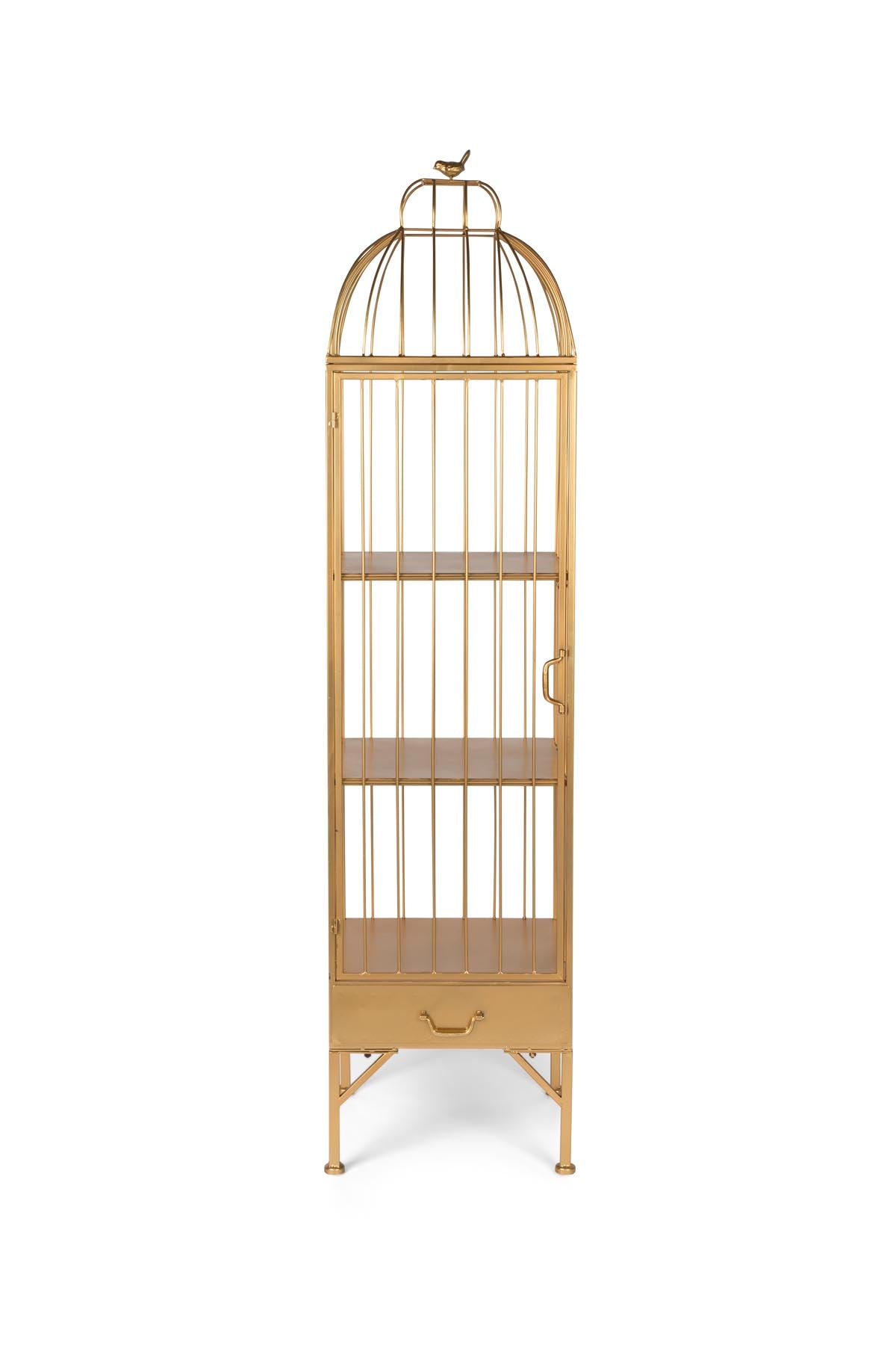 Unlock Me Cabinet in Gold präsentiert im Onlineshop von KAQTU Design AG. Standregal ist von Bold Monkey