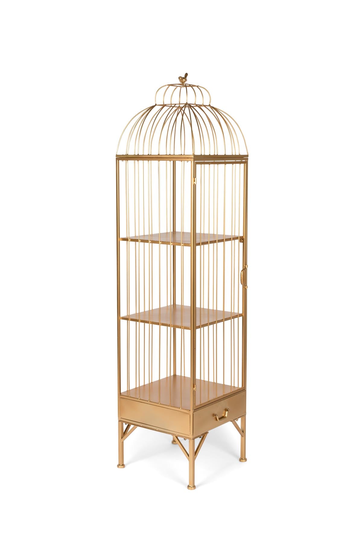 Unlock Me Cabinet in Gold präsentiert im Onlineshop von KAQTU Design AG. Standregal ist von Bold Monkey