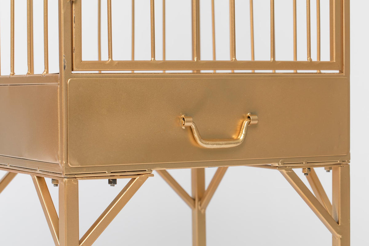 Unlock Me Cabinet in Gold präsentiert im Onlineshop von KAQTU Design AG. Standregal ist von Bold Monkey