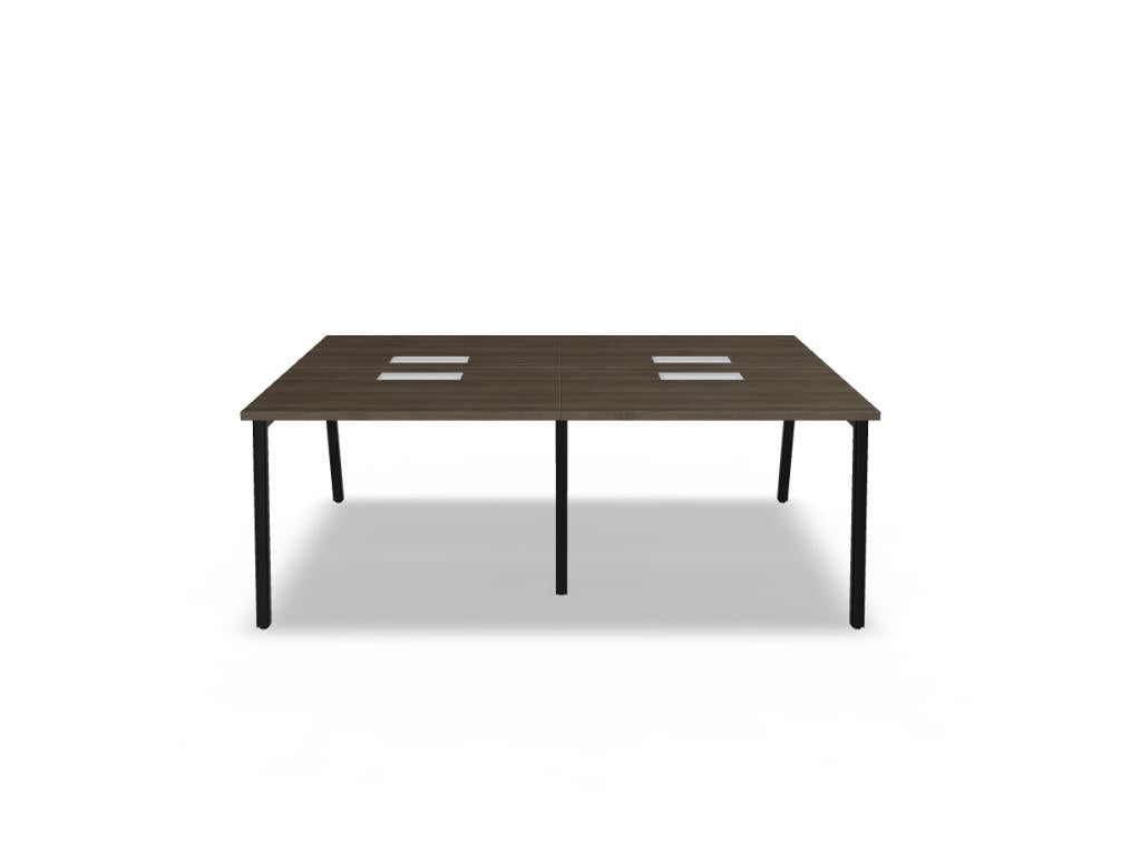 Ogi M Bench BOM48E2 - Doppelschreibtisch in Honigeiche präsentiert im Onlineshop von KAQTU Design AG. Schreibtisch ist von Mdd
