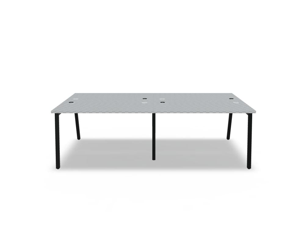 Ogi M Bench BOM52E2 - Doppelschreibtisch in Honigeiche präsentiert im Onlineshop von KAQTU Design AG. Schreibtisch ist von Mdd