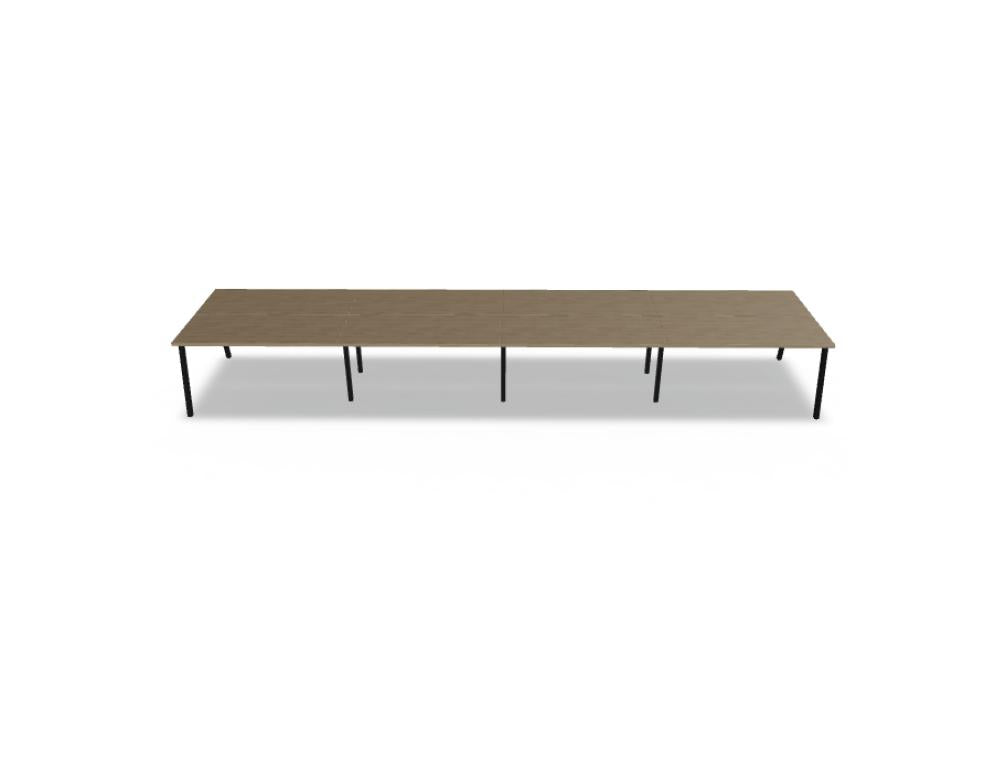 Ogi M Bench BOM54E4 - Doppelschreibtisch in Honigeiche präsentiert im Onlineshop von KAQTU Design AG. Schreibtisch ist von Mdd