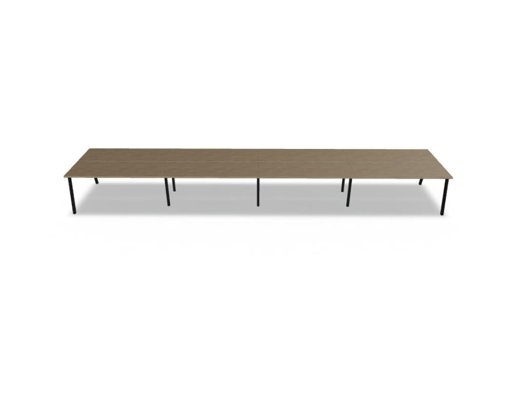 Ogi M Bench BOM56E4 - Doppelschreibtisch in Honigeiche präsentiert im Onlineshop von KAQTU Design AG. Schreibtisch ist von Mdd